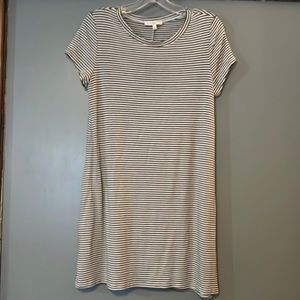 EUC WASABI & MINT striped T-shirt dress SOFT M